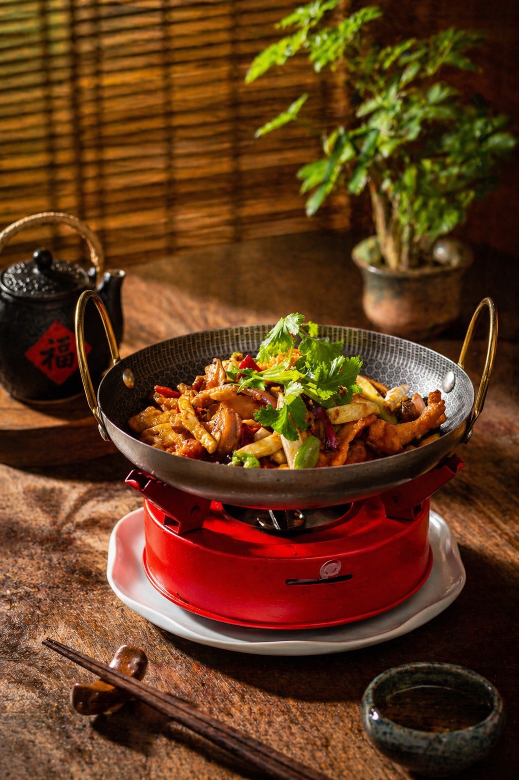 Stir-fried fish