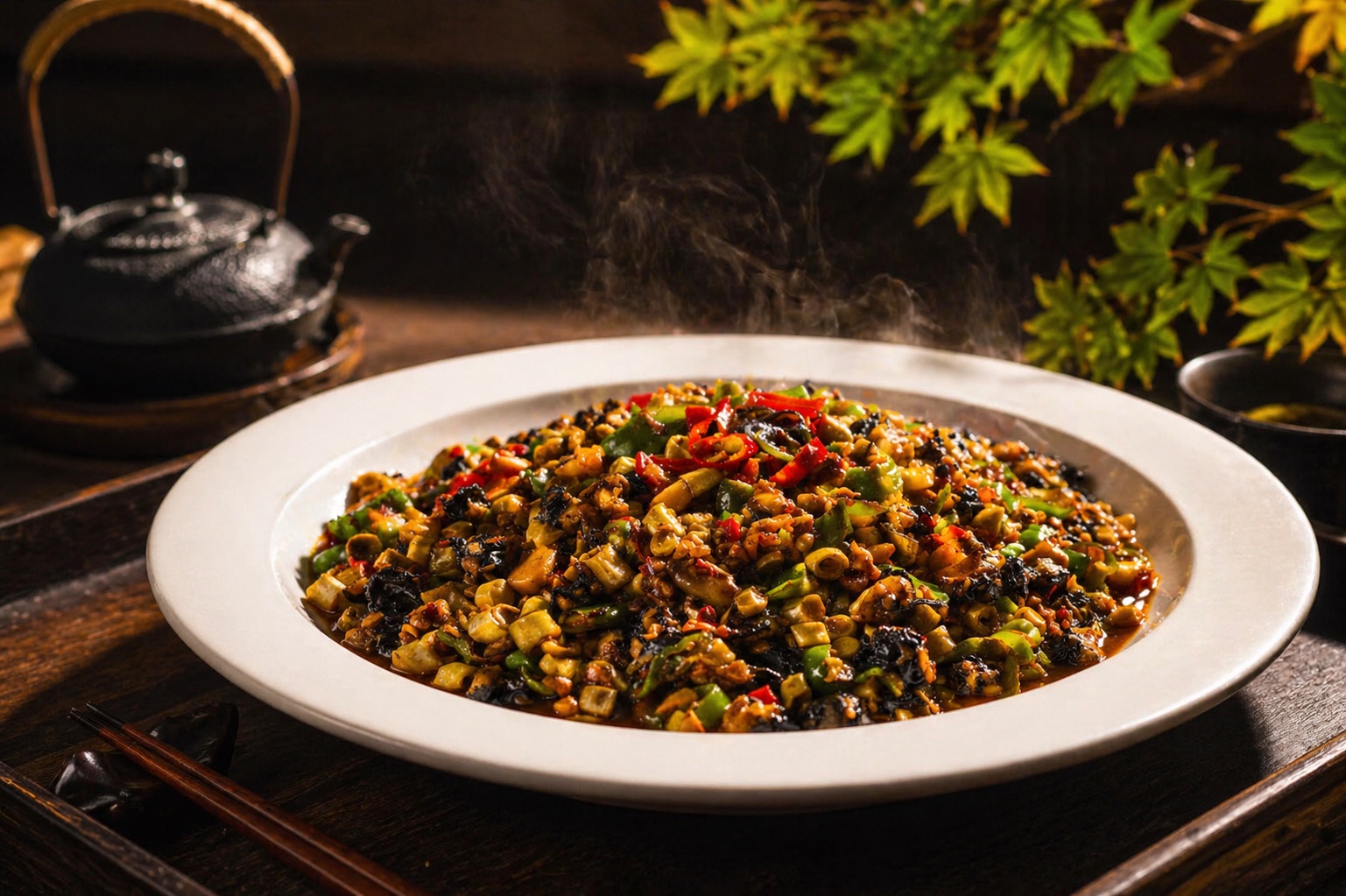 Spicy-sour river snails